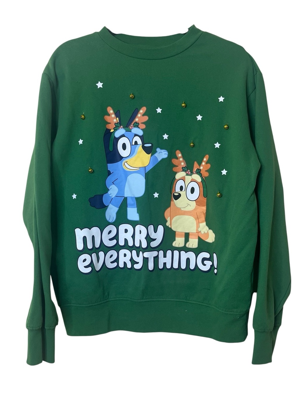 Bluey Christmas Holiday Sweatshirt Sz S